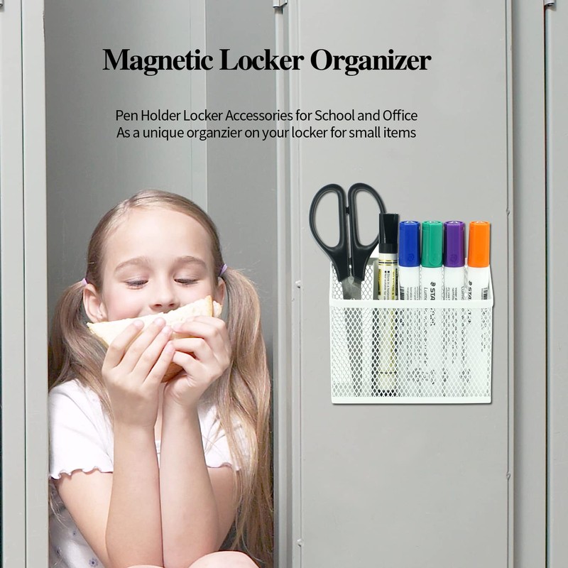 Neudeoc Locker Organizer and Accessories Kit, Includes Mesh Locker Shelf