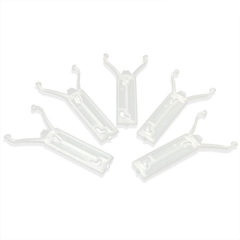 TEAMWILL 10pcs Wide Chrome Fender Door Quarter Trim Molding Clip