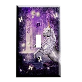 Unicorn Waterfall Switchplate - Switch Plate Cover