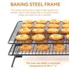 Cooling Rack, 16.9x11in Cooling Rack with Collapsible Folding Legs Iron
