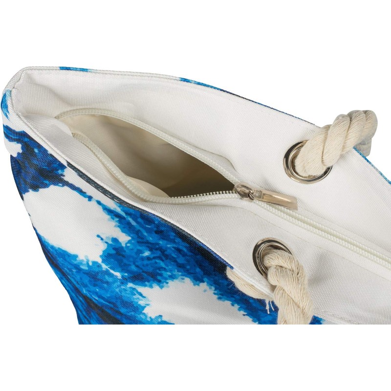 styleBREAKER 02012344 Women's XXL Beach Bag with Batik Swirl Pattern