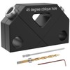 45° Angle Drill Guide Jig Aluminum Alloy Dowel Jig Kit