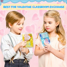 Valentines Day Cards for Kids Classroom,24 Kids Valentine Exchange Cards with Infinity Cube Fidget Toys,Perfect Valentine's Gifts Exchange,School Class Prizes,Valentine Party Favor Toy for Boys Girls