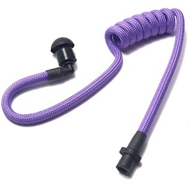 Grip Support Earpiece for Walkie Talkie Headsets - Many Styles/Comfortable/Tubeez/Surveillance/Two Way Radio (Royal Purple)