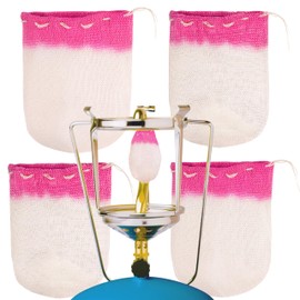 Propane Lantern Mantles - U Shape Mantles for Gas Lamp Oil Gas Lantern Covers for Outdoor Camping & Emergency Lighting | Long-Lasting, Bright Light Output 4 Pcs