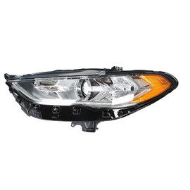 LABLT Headlight Replacement for 2017 2018 2019 Fusion Halogen w/LED DRL Projector Headlamp Left Side (Driver Side)