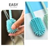 HZACHYX Silicone Cleaning Brush Set, Cup Brush, Long and Short