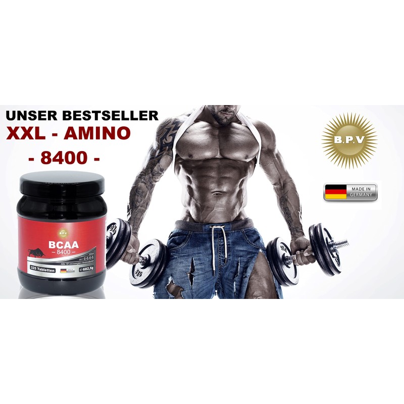 BPV - XXL BCAA - Highest Dosage 8400 mg -