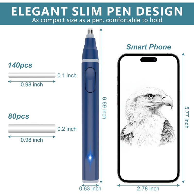Foyucool Electric Eraser, USB C Rechargeable Pencil Eraser with 220