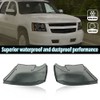 PIT66 Headlight Cover Compatible with Chevy Tahoe Suburban 1500 2007-2014/Fit