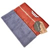 Nomura Towel Terry Beans Face Towel, Blue Gray, 13.4 x