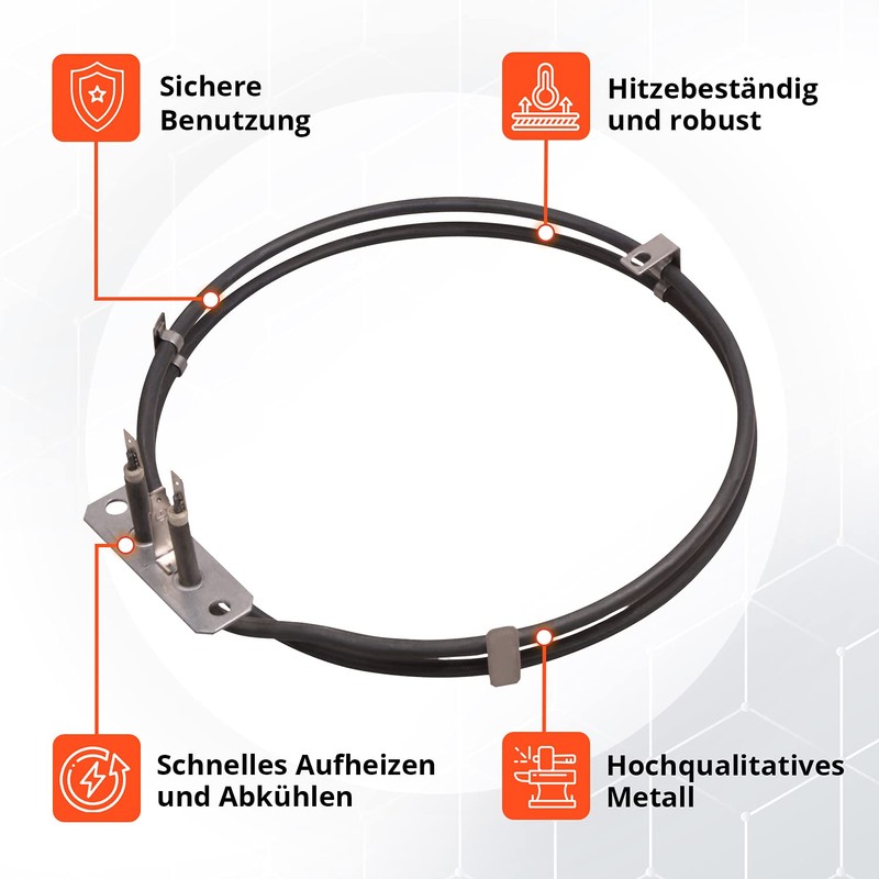 VIOKS Stove Heating Element 2400 W 230 V Replacement for