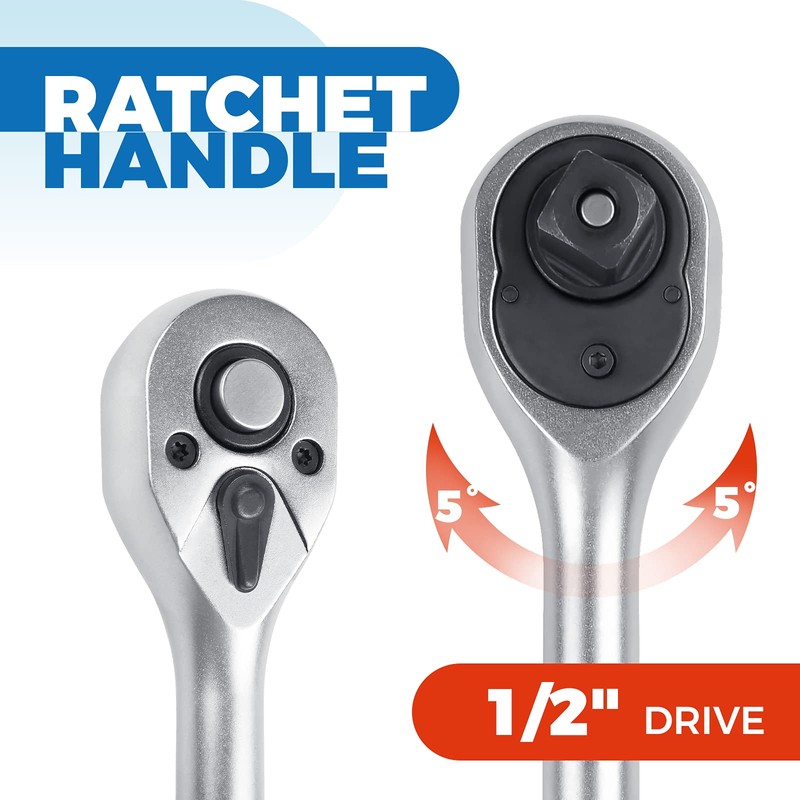 Der Erwachte 3/8-Inch Drive Ratchet Handle, Ratchet Wrench, Socket Wrench,