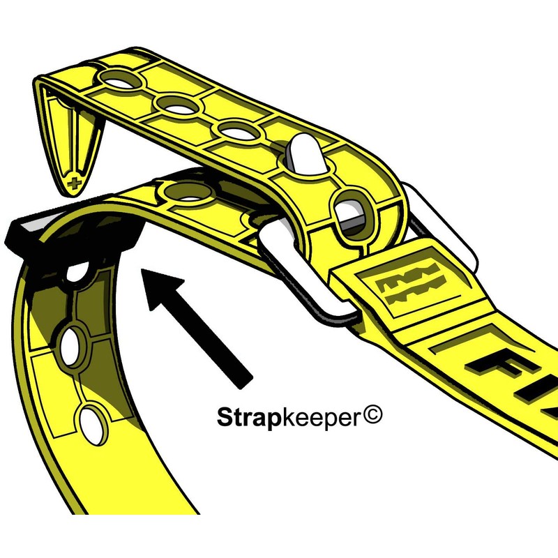 Fixplus Strapkeeper Pack of 10 Black