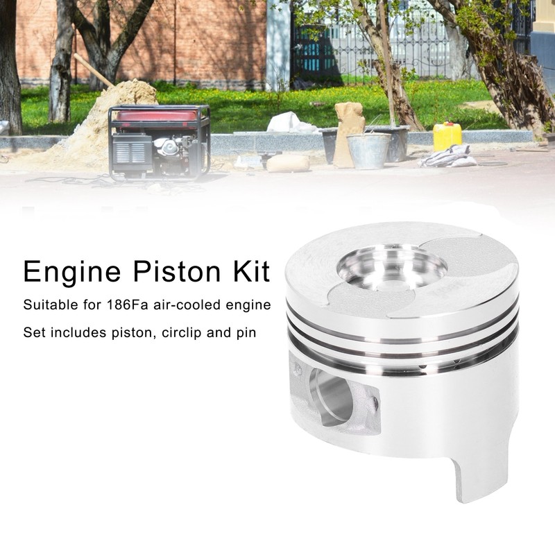 Engine Parts Piston Kit Alloy Circlip Pin Ring Assembly Gasoline