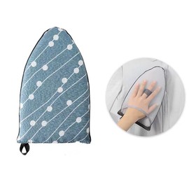 N-KONGJIAN Garment Steamer Ironing Gloves, Anti Steam Handheld Ironing Pad, Heat Resistant Garment Steamer Mitt, Durable Protective Ironing Glove for Garment Steamer (Style B)
