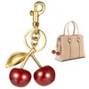 Huiguli Cherry Bags Charm, Stylish Cherry Keychain, Cute Cherry Keyring,