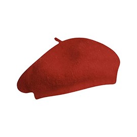 Joe Browns Women's Essential Wool Style Beret, Rust, ONE Size