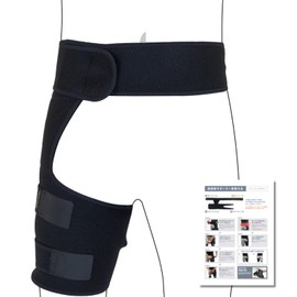【整体師監修】EXCITESPORTS 股関節サポーター 頑丈で通気性バツグン 腰から太ももにかけてしっかり固定 激しい動きに耐えられる 踏ん張る力をサポート 軽快な動きをアシスト 男女兼用 ネオプレイン素材 取扱説明書（動画）付き