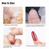 Cinta adhesiva adhesiva para uñas de doble cara para presionar