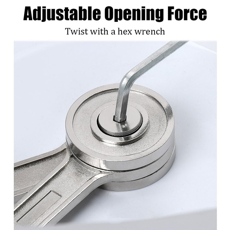2Pcs Soft Close Lid Support Hinges 110° Folding Lid Stay