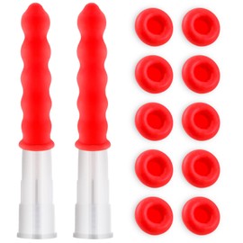 Caulk Cap Caulk Saver Cap Caulk Finishing Tool Caulk Saver Caps Caulking Tube Covers Tube Caps for Sealing and Preserving, Red (100 Pieces)