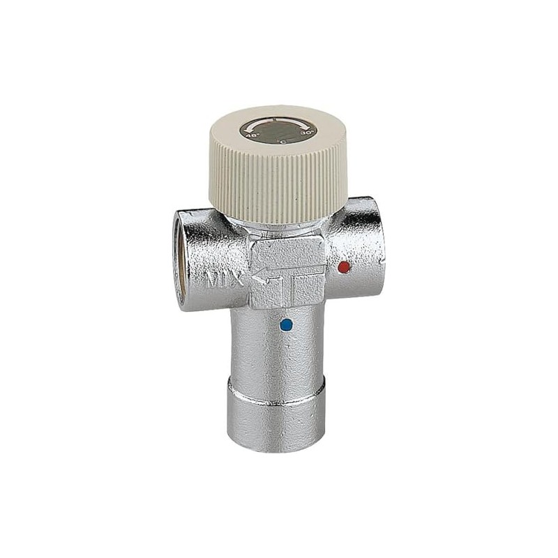 Caleffi Adjustable Thermostatic Mixing Valve 1/2 Inch 30 - 48