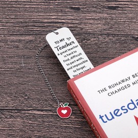 Teacher Appreciation Gifts Bookmark for Women Men Best Teacher Gifts End of Year Teacher Gifts Thank You Gifts First Day of School Gifts for Best Teacher Gifts for Teacher from Students Gifts Bulk