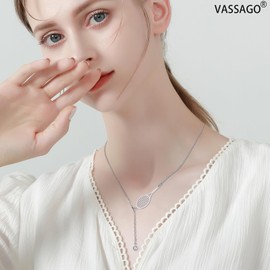 VASSAGO Tennis Racket Necklace Women Men Stainless Steel Tennis Necklace Pendant Tennis Necklace Sports Gifts Jewellery for Teen Tennis Sports Lovers, Stainless Steel