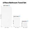 Orighty 6-Piece Towel Set - Soft & Lightweight - 2