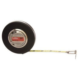 Crescent Lufkin 3/8" x 15m/50' Banner SAE/Metric Yellow Clad Dual Sided Tape Measure - HW223ME
