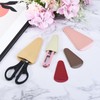 PATIKIL 2.9"x1.5" PU Leather Scissors Sheath, 3 Pack Scissors Cover