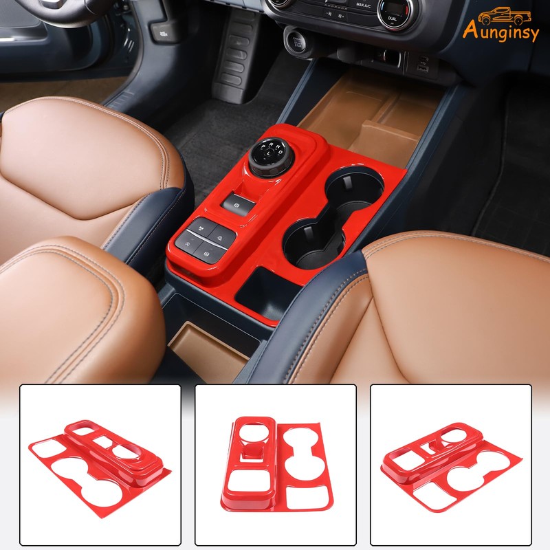 Aunginsy Central Control Gear Shift Box Panel Cover Trim Compatible