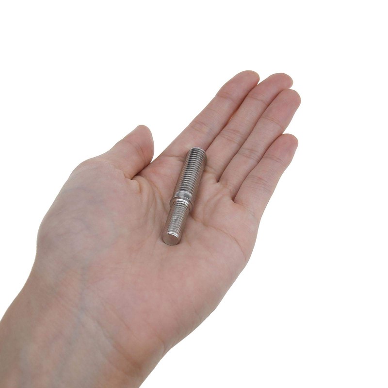 OTOTEC Doppelendige Gewindebolzen, M8 auf M10, 55 mm, 304er-Edelstahl, Gewindeadapter