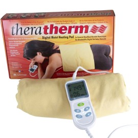 Chattanooga TheraTherm Digital Moist Heating Pad, 14" x 27" w/ a Drawstring Bag