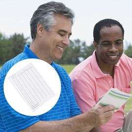BESPORTBLE Golf Scorecards Set 10pcs Sports Score Cards Lightweight Easy to Carry Coated Paper for Long-Term Use