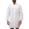 Perkin Lab Coat Doctors Coat Work Coat White Coat (Medium)