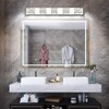 ZUZITO Modern Crystal Bathroom Vanity Lights Fixture LED Vanity Lighting