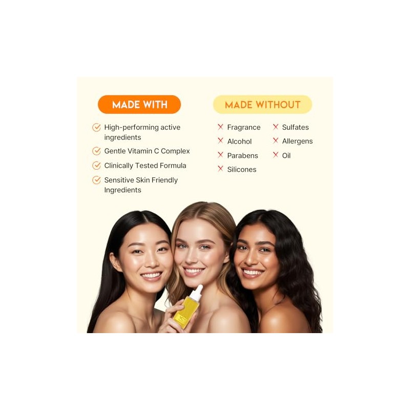 #OOTD Suero De Vitamina C Para Cara Coreano, Iluminador, Ácido