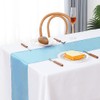 Satin Baby Blue Table Runner10 Pack, Light Blue Table Runners