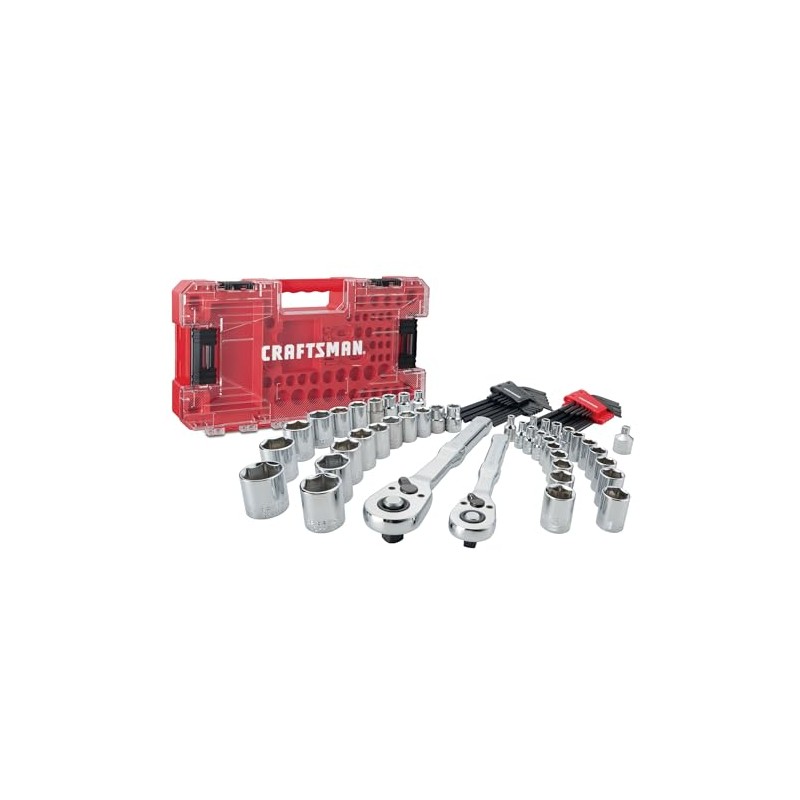 CRAFTSMAN Versastack Mechanics Tool Set, 1/4 and 3/8 Inch Drive,