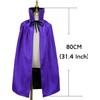 TOONRAIN Unisex Kids Wizard Reversible Cloak Cape with Witch Hat