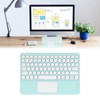 Touch Wireless Keyboard Round Keycaps Ergonomic Design Ultra Thin Smart