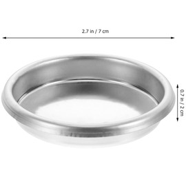 BestRec Backflush Insert 58mm - Espresso Cleaning Disc for Gaggia Classic Breville and other Espresso Machines. Place Into Portafilter to Backflush Machine - 1Piece, Silver