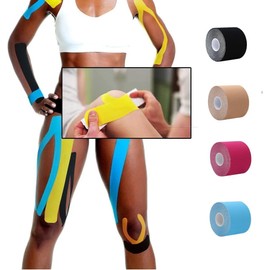 Gentle Tape (30 Pieces) Hypoallergenic Black Tape, Painless Removal, Breathable Suitable for Sensitive Skin Medical Wrapping