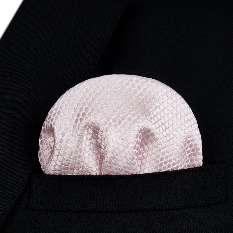 HISDERN Men's Self Tie Bow Tie with Pocket Square Set