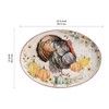 Bico Blessing Season Ceramic 19 inch Oval Platter, Microwave &