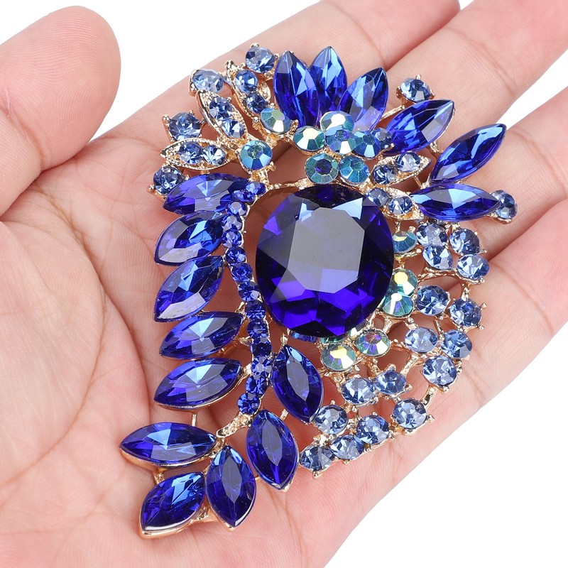 2Pcs Corsage Brooch Fashion Retro Exquisite Alloy Pins Applique Clothing