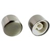 EVOGES Satin Steel Spare Universal Dimmer Knob, Pack of 2