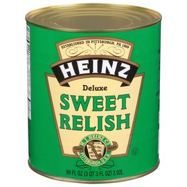 Heinz Deluxe Sweet Relish (6 ct Casepack, 6.2 lb Cans)